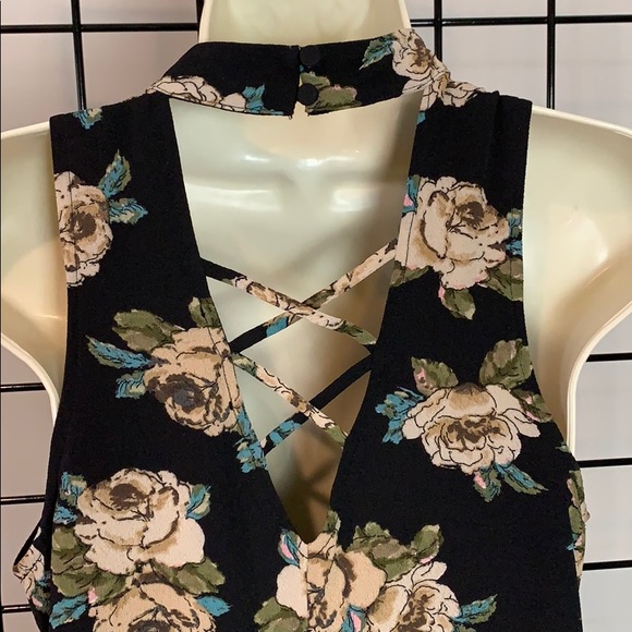 Altar’d State Black Floral Dress, EC, Sz S - Picture 5 of 8